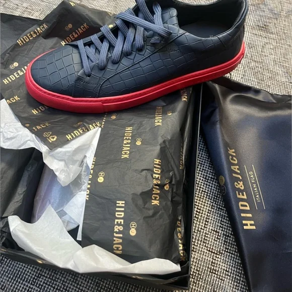 Red Sole Hide And Jack Sneaker Herren Hide Jack Scarpe Shop